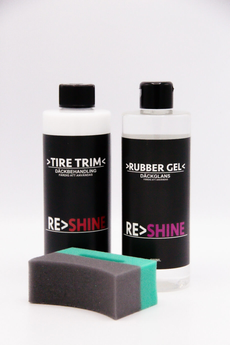 Däckpaket - Tire Trim, Rubber Gel, Aplikatorsvamp
